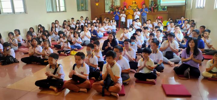 Dhammadesana Puja Bakti Sekolah Minggu di Vihara Ekayana Samarinda
