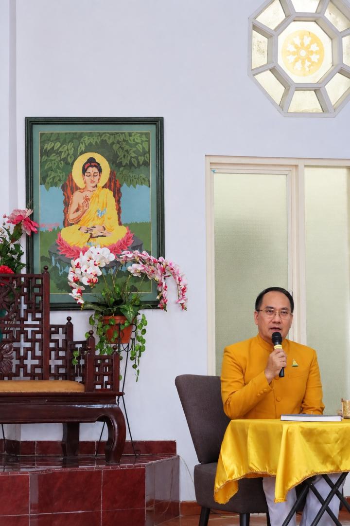 Dhammadesana puja bakti di Vihara Buddha Kirti